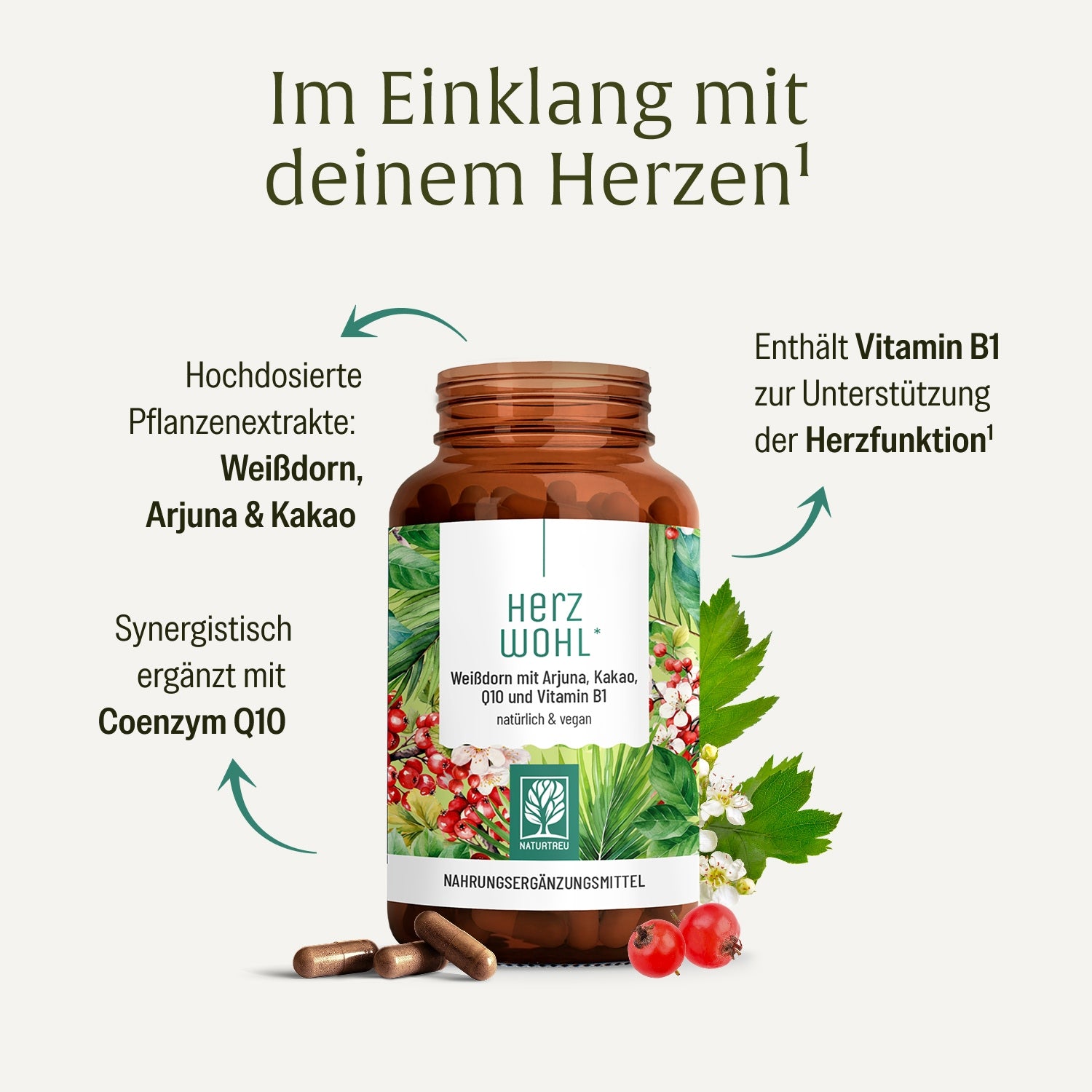 naturtreu-herzwohl-wei-dorn-komplex-mit-arjuna-kakao-q10-vitamin-b1-kapseln image 3