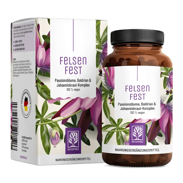 naturtreu-felsenfest-johanniskraut-baldrian-passionsblume-komplex-kapseln image 1