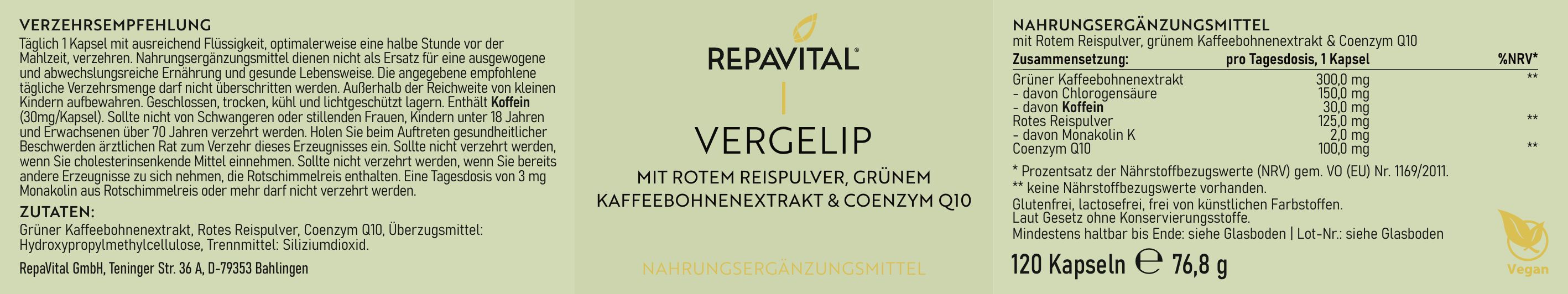 repavital-vergelip-roter-reis-gr-ner-kaffee-q10-120-kapseln image 2