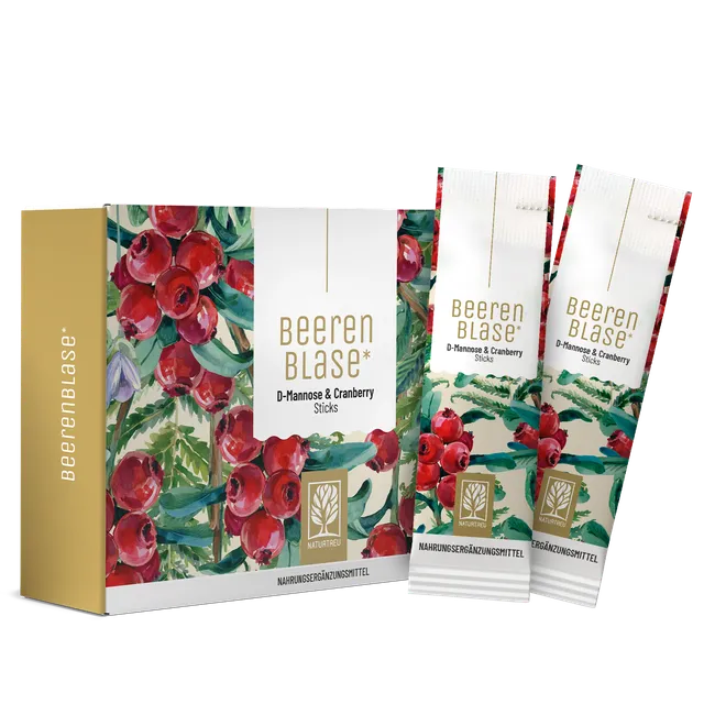 naturtreu-beerenblase-sticks-d-mannose-cranberry-k-rbiskern-getr-nkepulver image 1