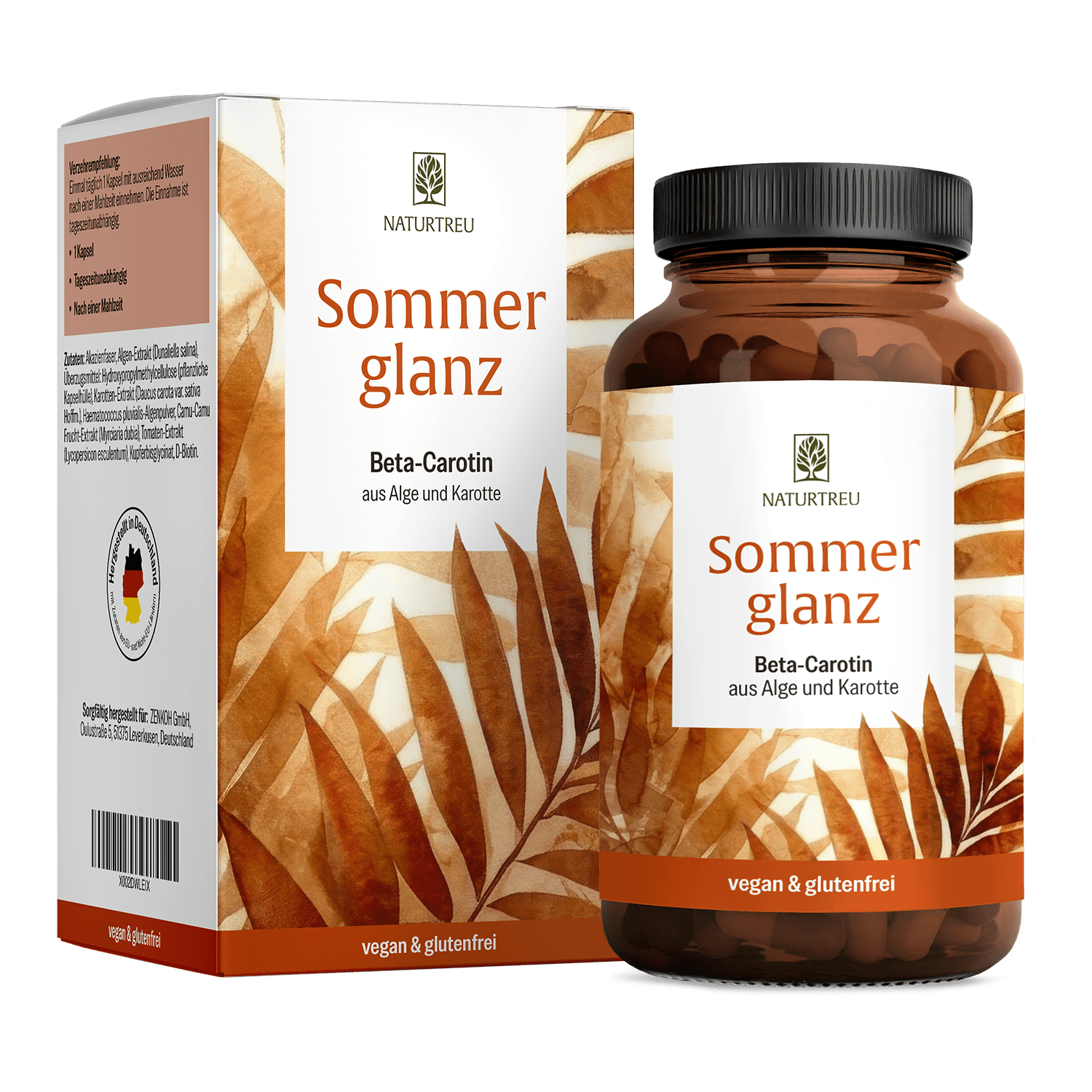 naturtreu-sommerglanz-beta-carotin-kapseln-mit-biotin-und-vitamin-c image 1