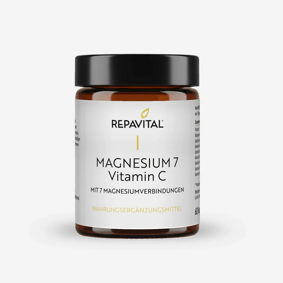 repavital-magnesium-7-vitamin-c-7-formen-60-kapseln image 1