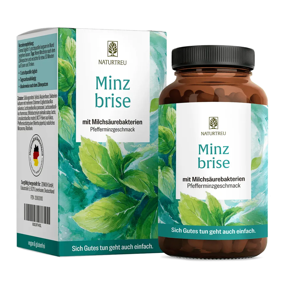 naturtreu-minzbrise-lutschpastillen-mit-milchs-urebakterien-minze-xylit image 1