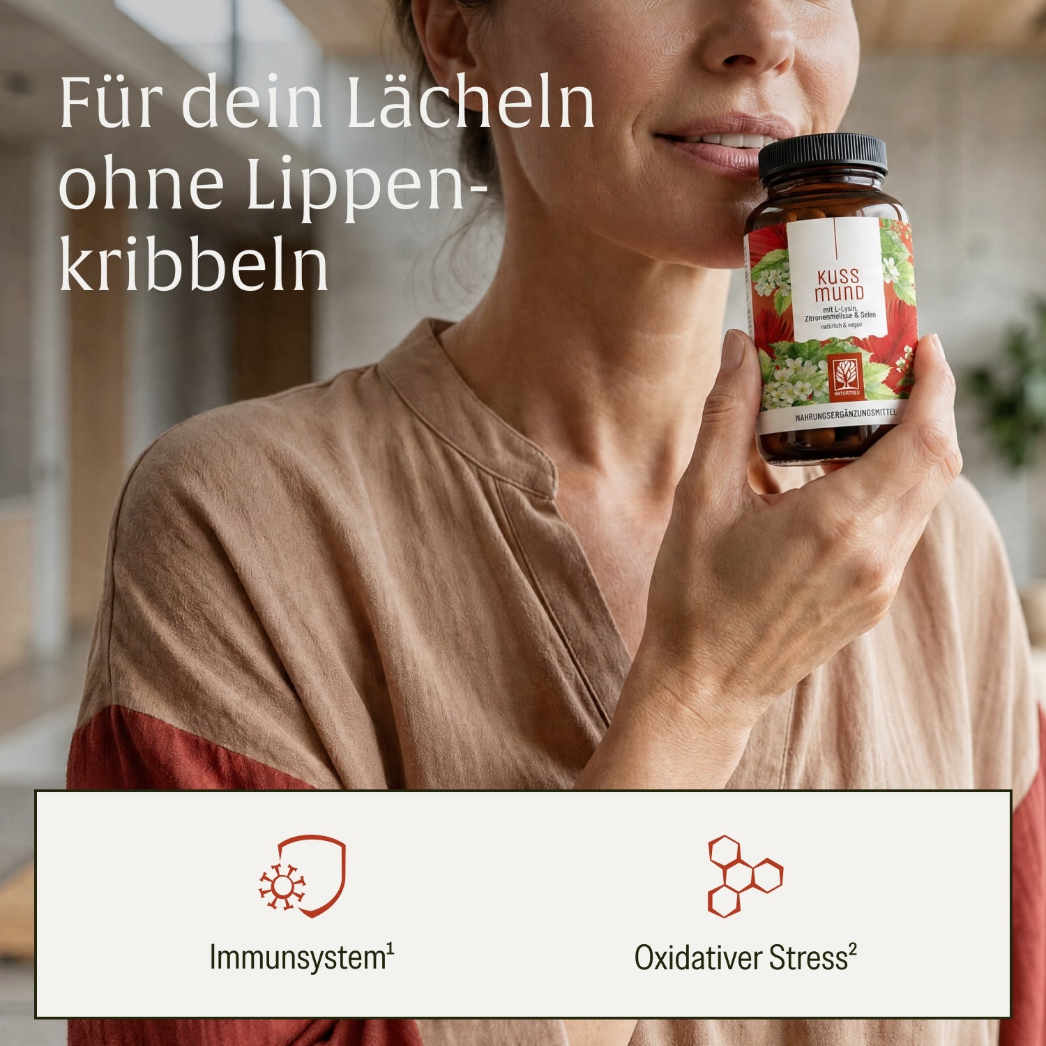 naturtreu-kussmund-l-lysin-komplex-mit-zitronenmelisse-selen-kapseln image 4