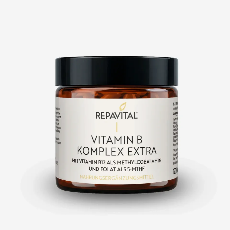 repavital-vitamin-b-komplex-extra-methylcobalamin-120-kapseln image 1