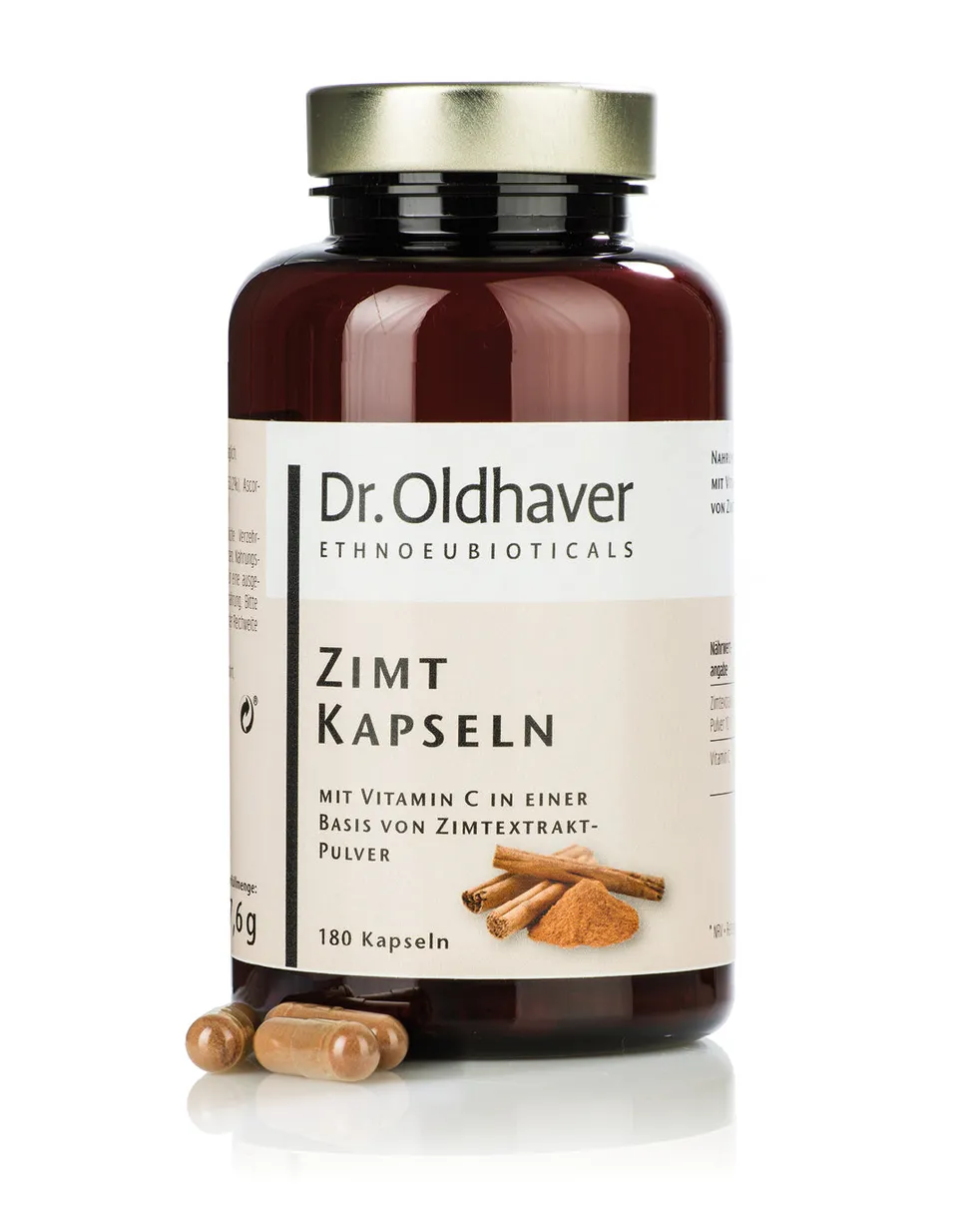 dr-oldhaver-zimt-kapseln-180-kapseln-mit-ceylon-zimt image 1
