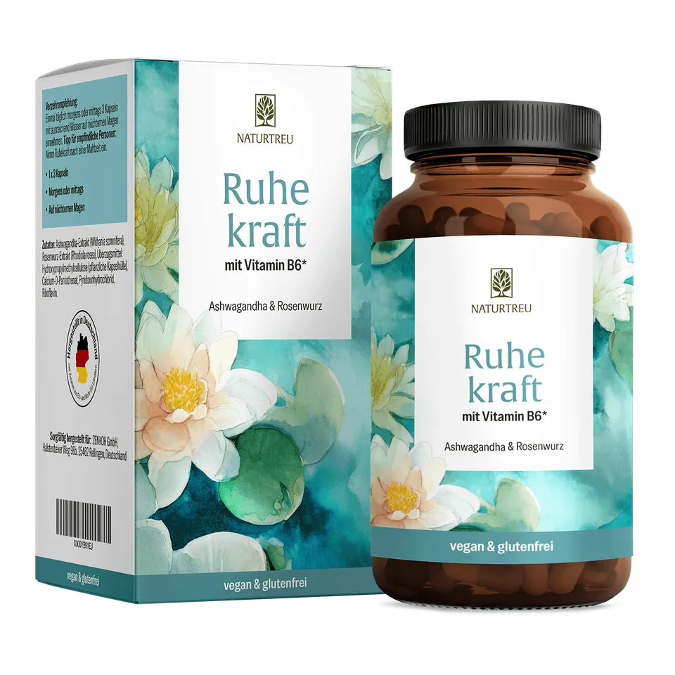 naturtreu-ruhekraft-mit-vitamin-b6-ashwagandha-rosenwurz-kapseln image 1