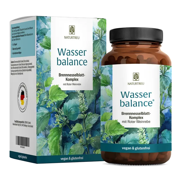 naturtreu-wasserbalance-brennnessel-kapseln-mit-kupfer-mangan-90-kapseln image 1