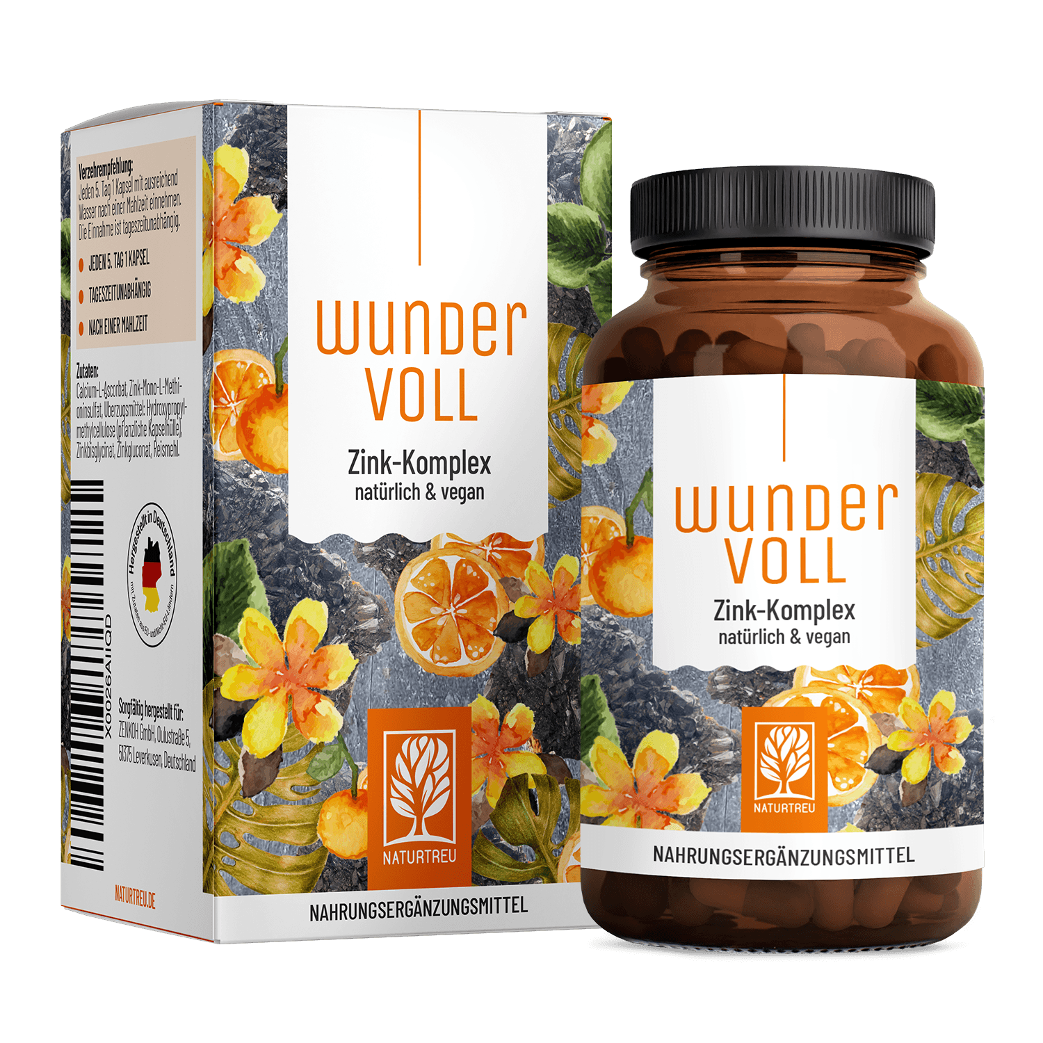 naturtreu-wundervoll-zink-komplex-kapseln-mit-vitamin-c image 1