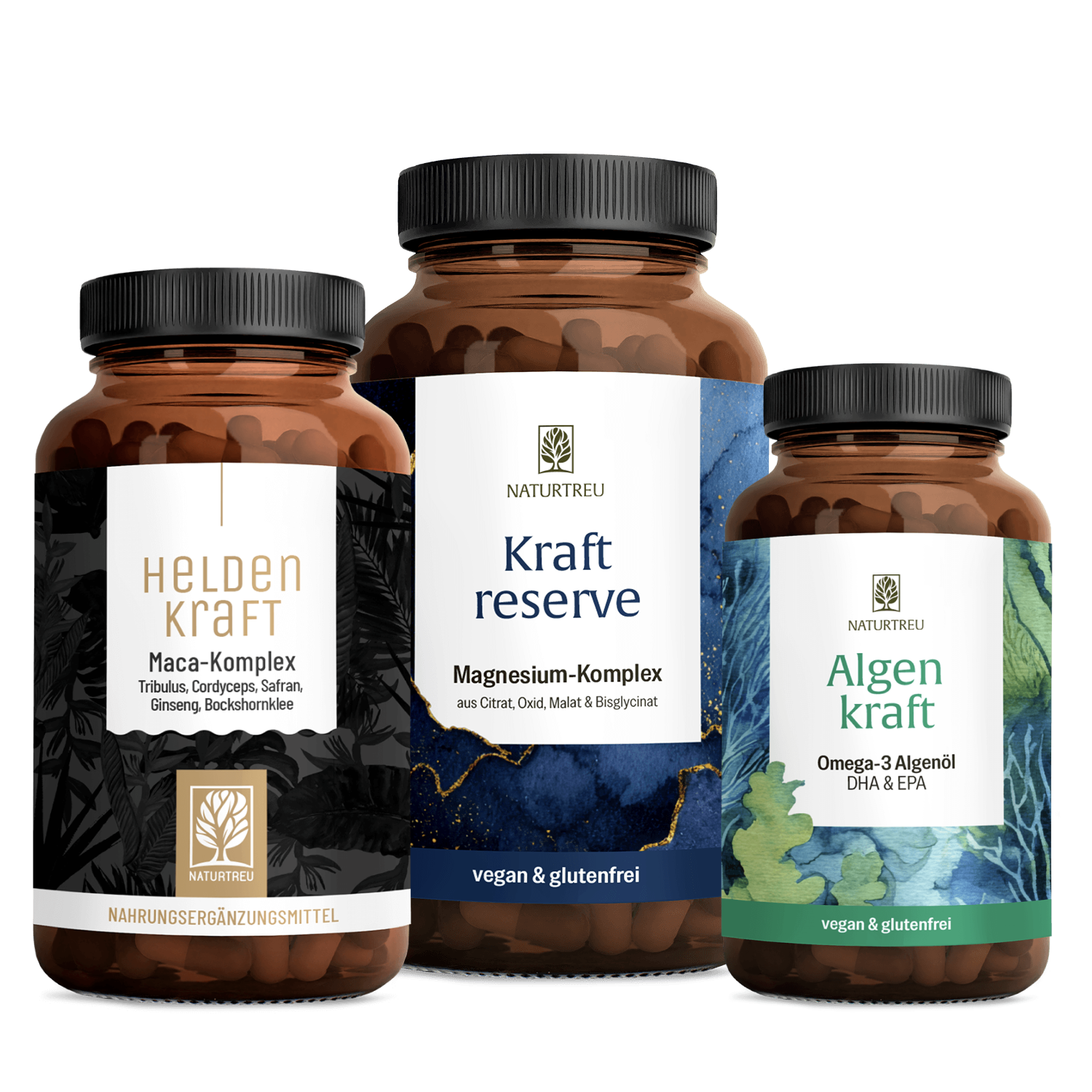 naturtreu-alltagsheld-sparpaket-heldenkraft-kraftreserve-algenkraft-3er-set image 1