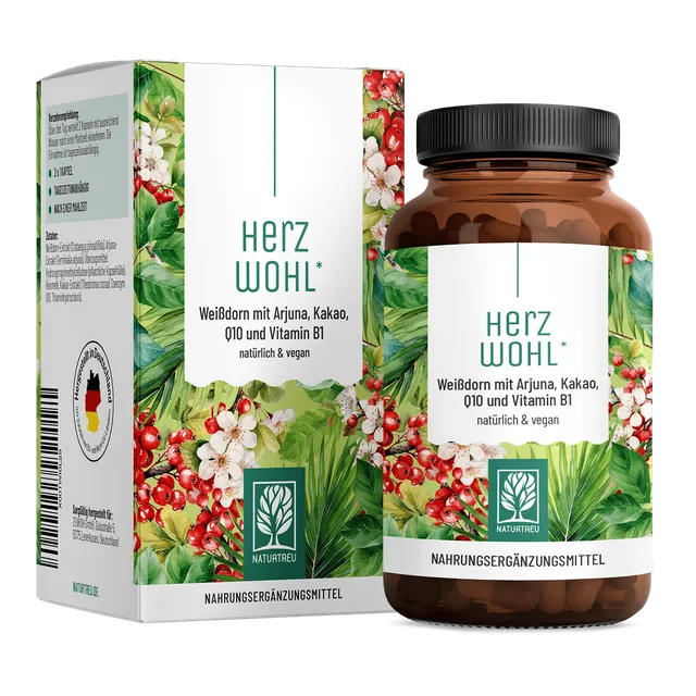 naturtreu-herzwohl-wei-dorn-komplex-mit-arjuna-kakao-q10-vitamin-b1-kapseln image 1